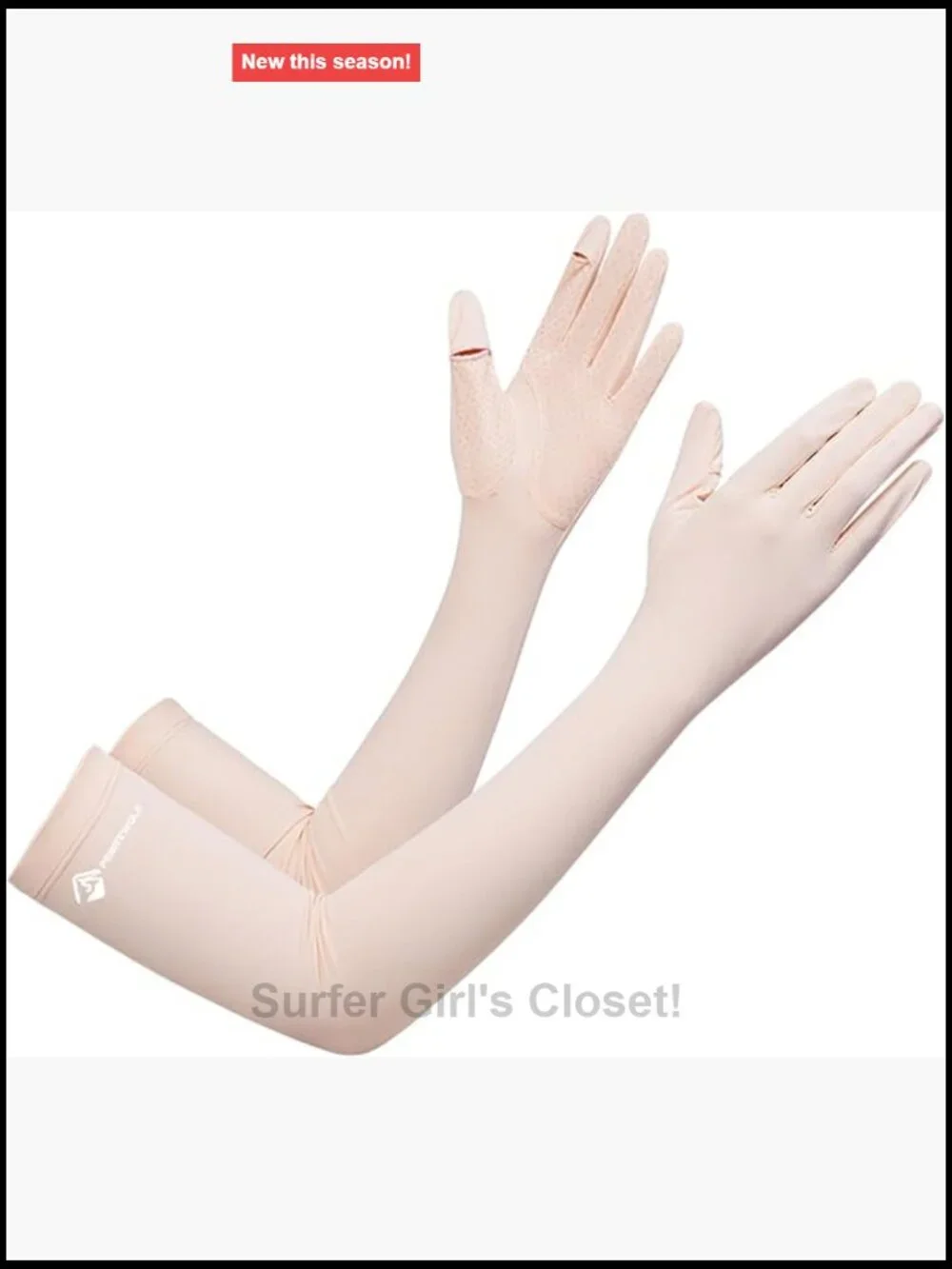 UV Protection Long Arm Driving Gloves for Women